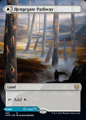 Hengegate Pathway // Mistgate Pathway (Borderless Alternate Art) [Kaldheim] | PLUS EV GAMES 