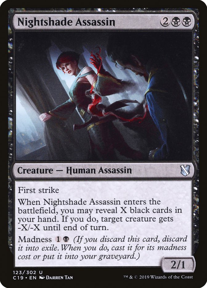 Nightshade Assassin [Commander 2019] | PLUS EV GAMES 