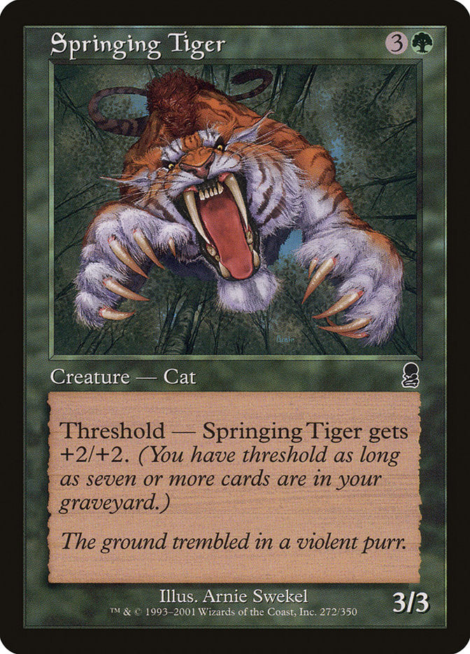 Springing Tiger [Odyssey] | PLUS EV GAMES 