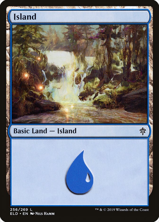 Island (256) [Throne of Eldraine] | PLUS EV GAMES 