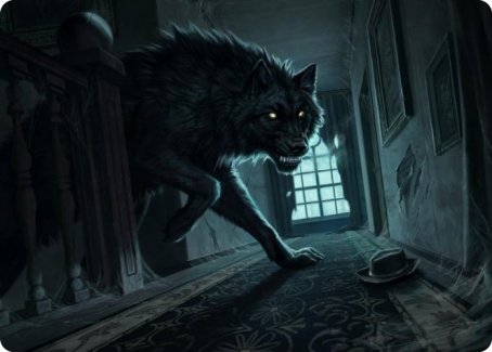 Primal Adversary Art Card [Innistrad: Midnight Hunt Art Series] | PLUS EV GAMES 