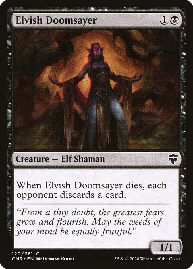 Elvish Doomsayer [Commander Legends] | PLUS EV GAMES 