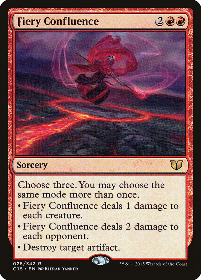 Fiery Confluence [Commander 2015] | PLUS EV GAMES 