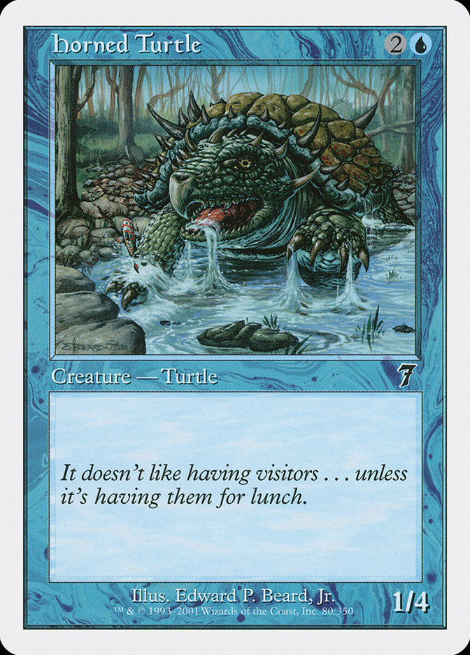 Horned Turtle [Seventh Edition] | PLUS EV GAMES 