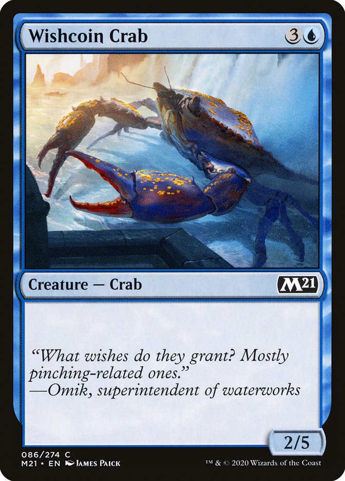 Wishcoin Crab [Core Set 2021] | PLUS EV GAMES 