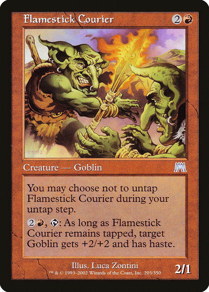 Flamestick Courier [Onslaught] | PLUS EV GAMES 