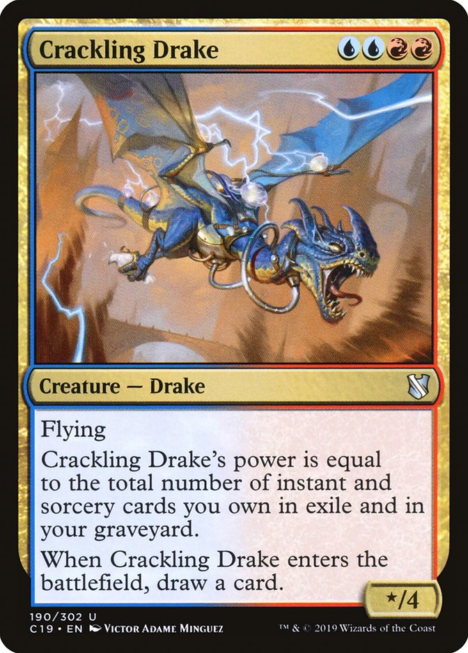 Crackling Drake [Commander 2019] | PLUS EV GAMES 