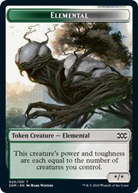 Elemental // Treasure Double-sided Token [Double Masters Tokens] | PLUS EV GAMES 