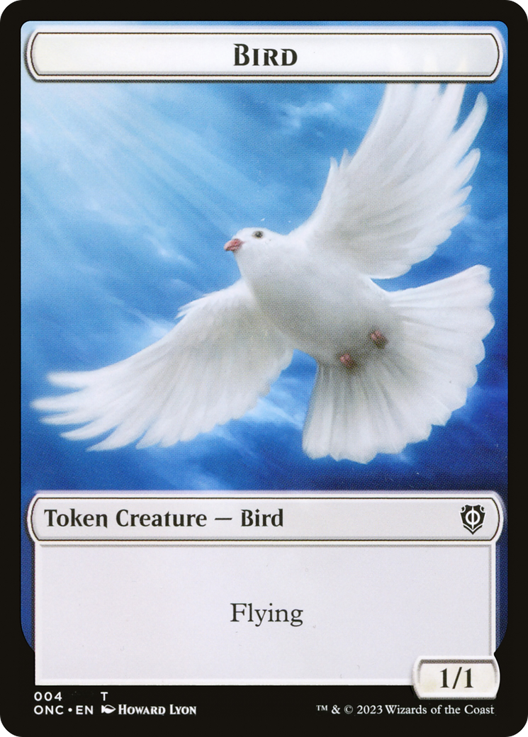 Bird // Cat Double-Sided Token [Phyrexia: All Will Be One Commander Tokens] | PLUS EV GAMES 