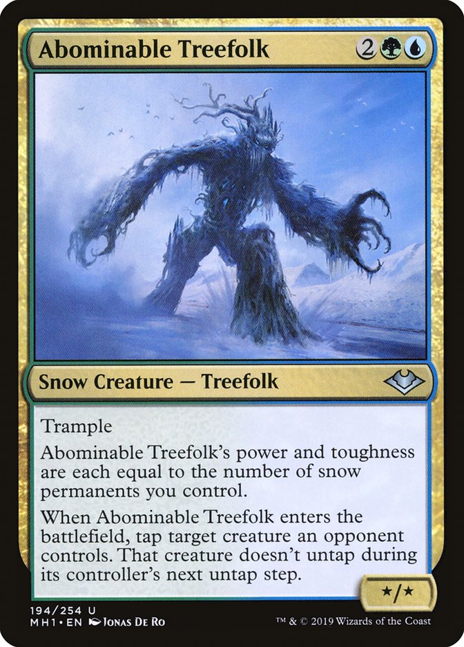 Abominable Treefolk [Modern Horizons] | PLUS EV GAMES 