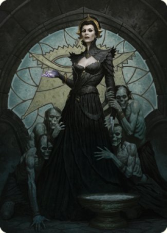 Liliana of the Veil Art Card [Dominaria United Art Series] | PLUS EV GAMES 