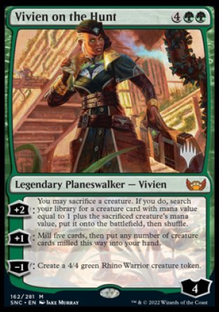 Vivien on the Hunt (Promo Pack) [Streets of New Capenna Promos] | PLUS EV GAMES 