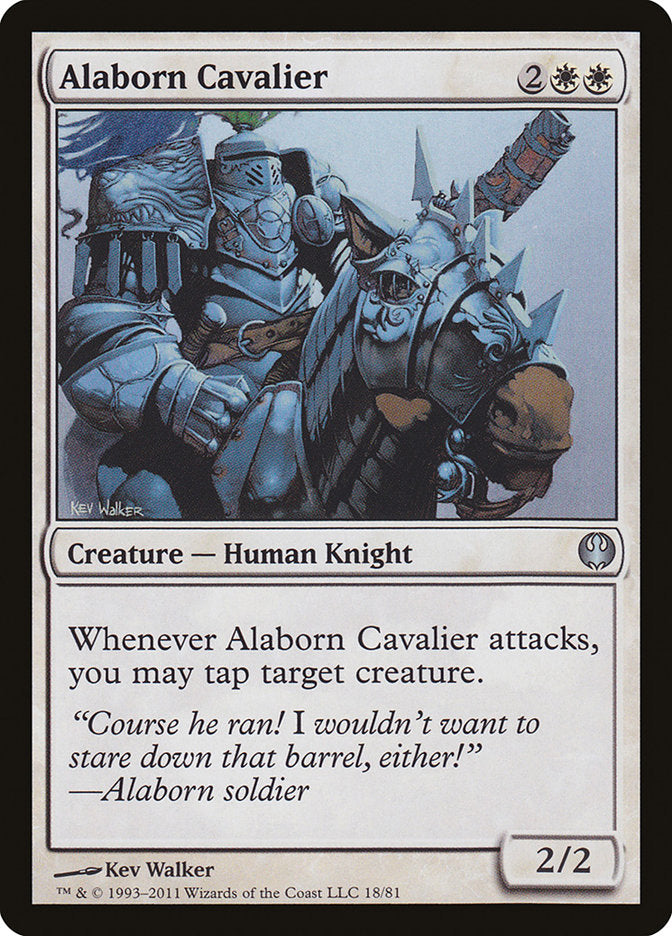 Alaborn Cavalier [Duel Decks: Knights vs. Dragons] | PLUS EV GAMES 
