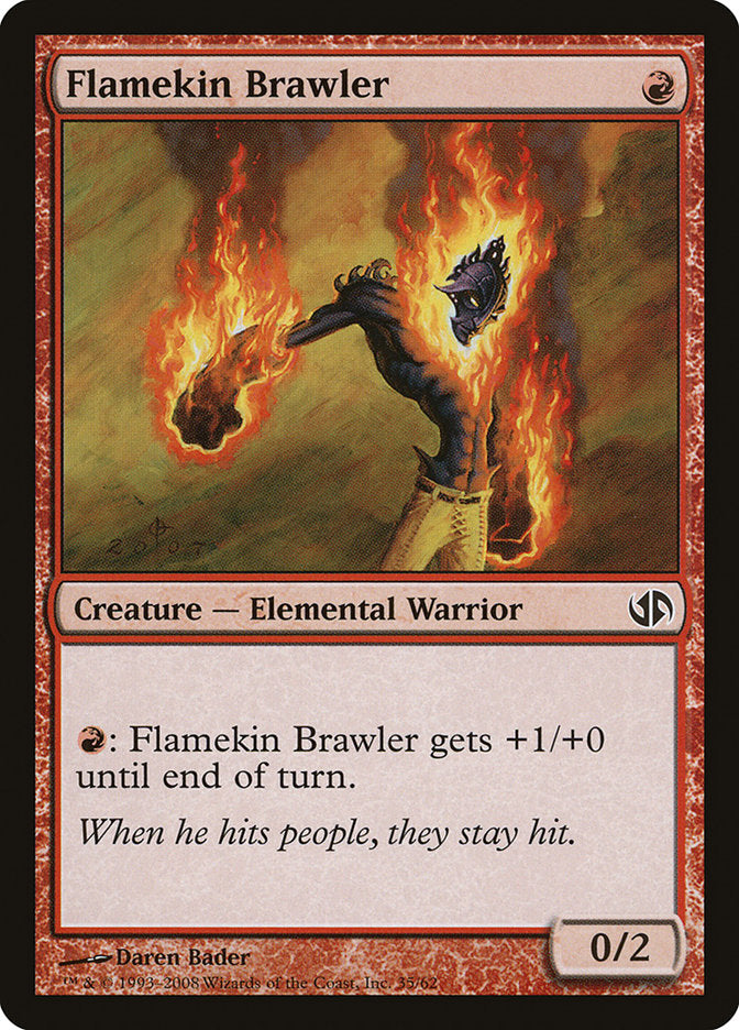 Flamekin Brawler [Duel Decks: Jace vs. Chandra] | PLUS EV GAMES 