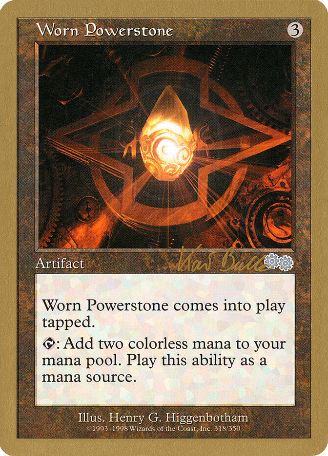 Worn Powerstone (Kai Budde) [World Championship Decks 1999] | PLUS EV GAMES 