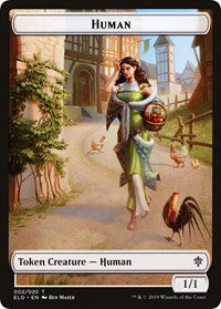 Human Double-sided Token (Challenger 2020) [Unique and Miscellaneous Promos] | PLUS EV GAMES 