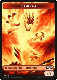 Elemental // Satyr Double-sided Token (Challenger 2020) [Unique and Miscellaneous Promos] | PLUS EV GAMES 