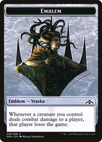 Vraska Emblem // Human Double-sided Token (Challenger 2020) [Unique and Miscellaneous Promos] | PLUS EV GAMES 