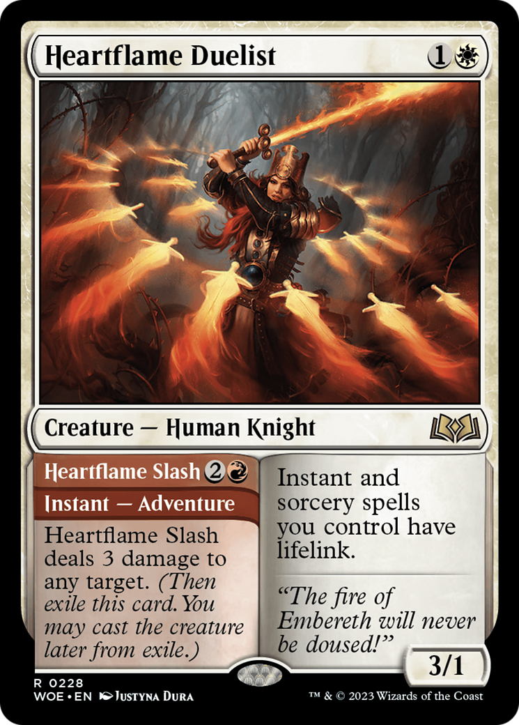 Heartflame Duelist // Heartflame Slash [Wilds of Eldraine] | PLUS EV GAMES 