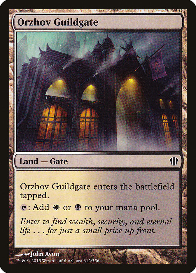 Orzhov Guildgate [Commander 2013] | PLUS EV GAMES 