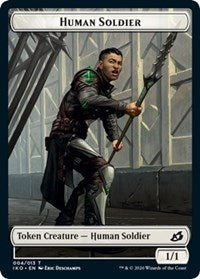 Human Soldier (004) // Zombie Double-sided Token [Commander 2020] | PLUS EV GAMES 