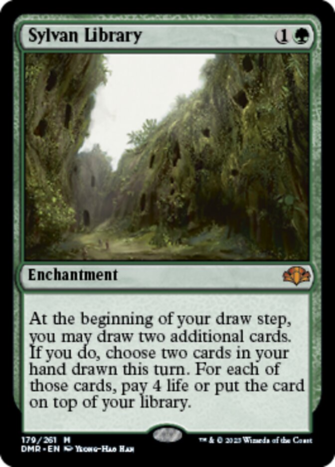 Sylvan Library [Dominaria Remastered] | PLUS EV GAMES 