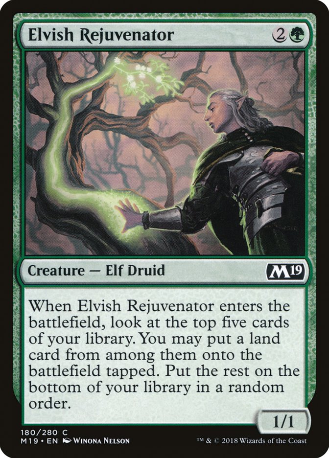 Elvish Rejuvenator [Core Set 2019] | PLUS EV GAMES 