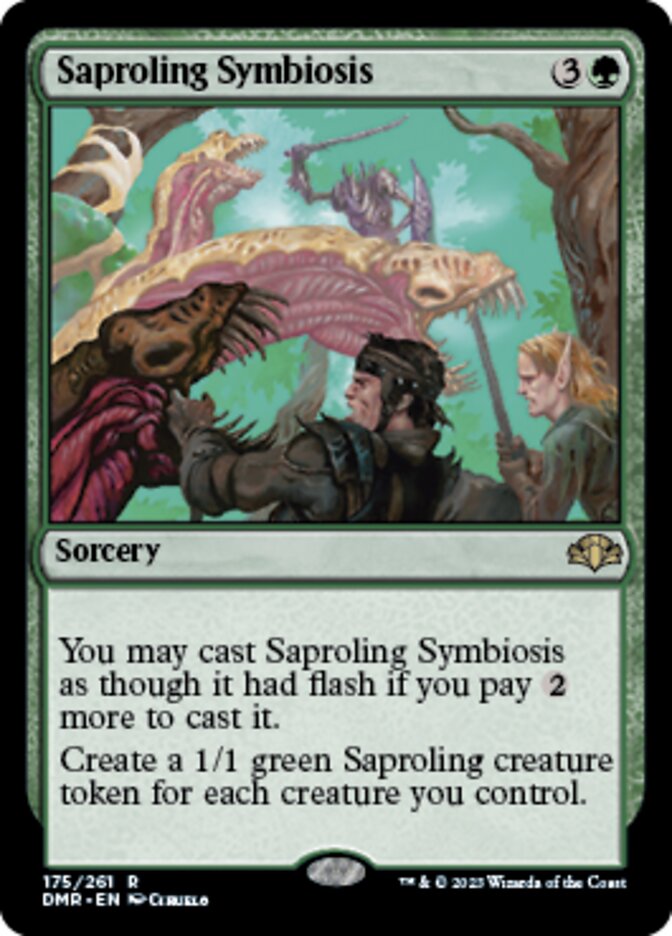 Saproling Symbiosis [Dominaria Remastered] | PLUS EV GAMES 