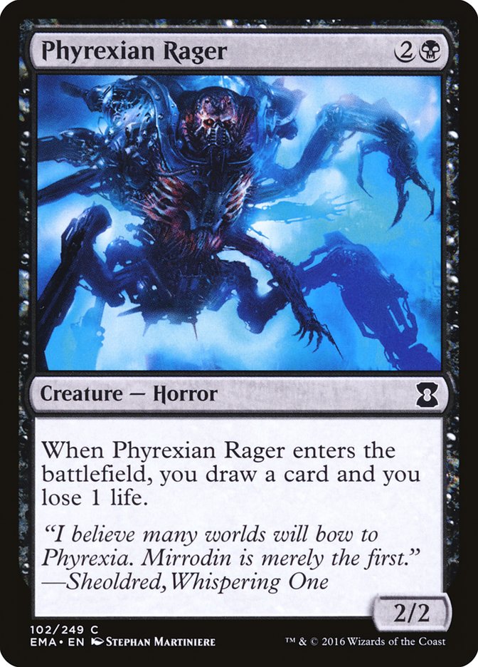 Phyrexian Rager [Eternal Masters] | PLUS EV GAMES 