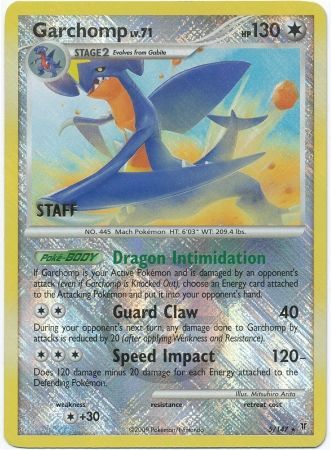 Garchomp (5/147) (Championship Promo Staff) [Platinum: Supreme Victors] | PLUS EV GAMES 