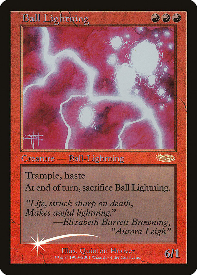 Ball Lightning [Judge Gift Cards 2001] | PLUS EV GAMES 