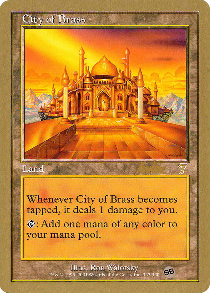 City of Brass (Brian Kibler) (SB) [World Championship Decks 2002] | PLUS EV GAMES 