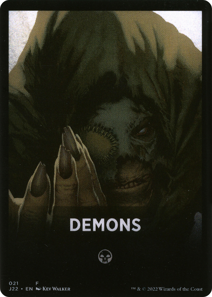 Demons Theme Card [Jumpstart 2022 Front Cards] | PLUS EV GAMES 