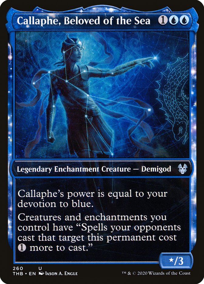 Callaphe, Beloved of the Sea (Showcase) [Theros Beyond Death] | PLUS EV GAMES 