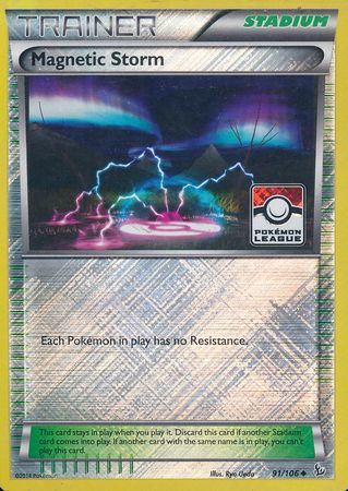 Magnetic Storm (91/106) (League Promo) [XY: Flashfire] | PLUS EV GAMES 