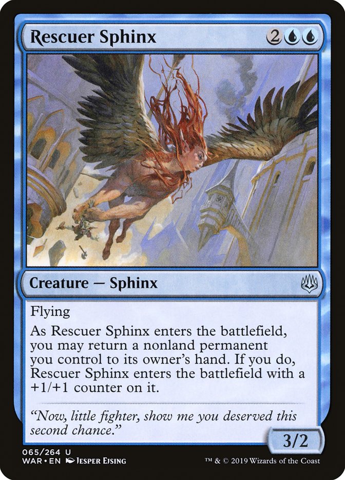 Rescuer Sphinx [War of the Spark] | PLUS EV GAMES 