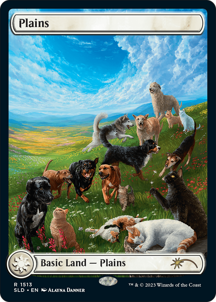 Plains (1513) [Secret Lair Commander Deck: Raining Cats and Dogs] | PLUS EV GAMES 