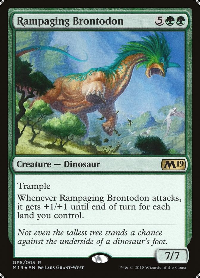 Rampaging Brontodon [M19 Gift Pack] | PLUS EV GAMES 