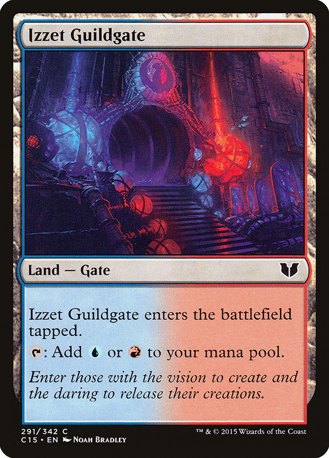 Izzet Guildgate [Commander 2015] | PLUS EV GAMES 