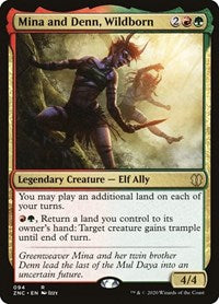 Mina and Denn, Wildborn [Zendikar Rising Commander] | PLUS EV GAMES 