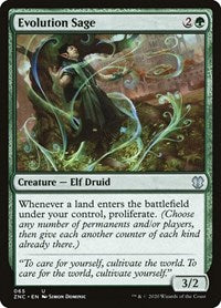 Evolution Sage [Zendikar Rising Commander] | PLUS EV GAMES 