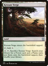 Krosan Verge [Zendikar Rising Commander] | PLUS EV GAMES 