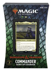 Dungeons & Dragons: Adventures in the Forgotten Realms - Commander Deck (Aura of Courage) | PLUS EV GAMES 