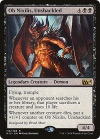 Ob Nixilis, Unshackled [Magic 2015 Promos] | PLUS EV GAMES 