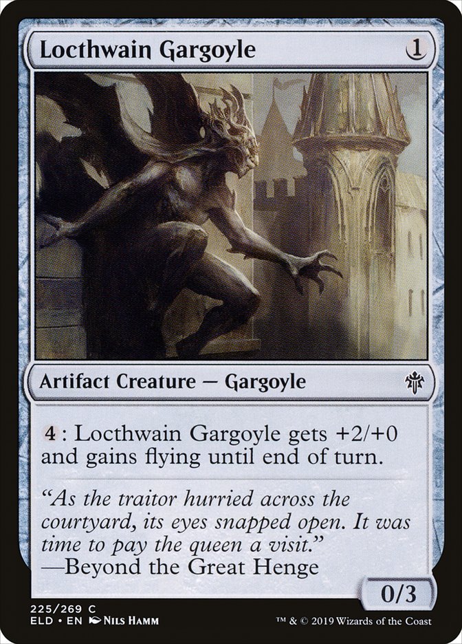 Locthwain Gargoyle [Throne of Eldraine] | PLUS EV GAMES 