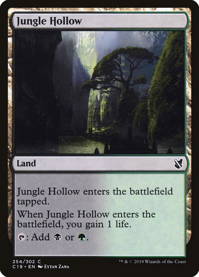 Jungle Hollow [Commander 2019] | PLUS EV GAMES 