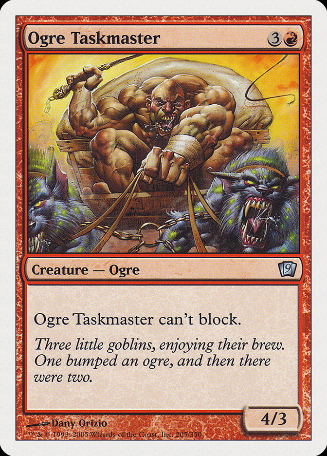 Ogre Taskmaster [Ninth Edition] | PLUS EV GAMES 