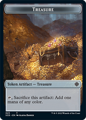 Treasure // Treasure Double-Sided Token [Starter Commander Decks] | PLUS EV GAMES 