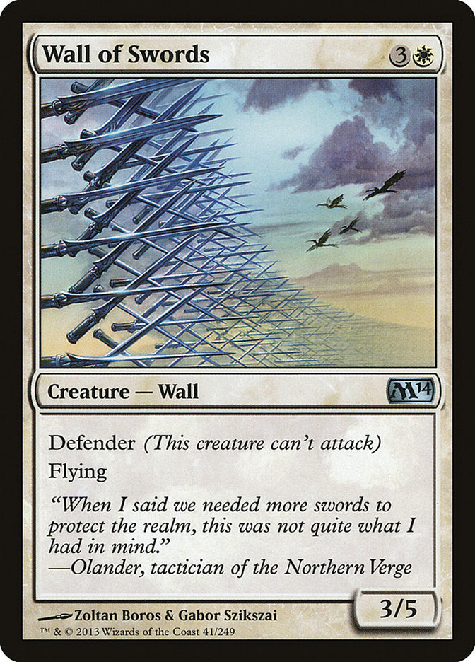 Wall of Swords [Magic 2014] | PLUS EV GAMES 