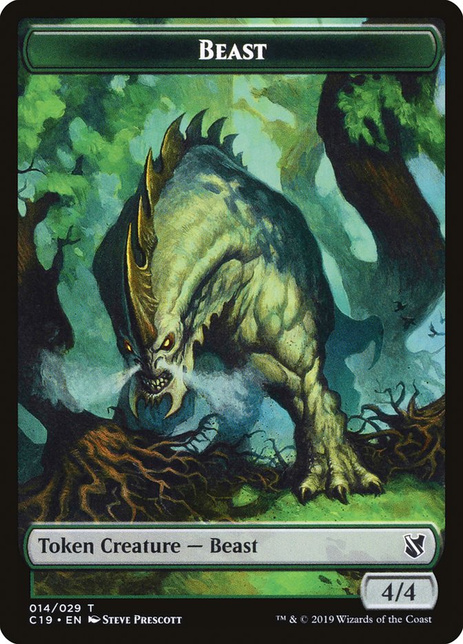 Beast (014/029) [Commander 2019 Tokens] | PLUS EV GAMES 